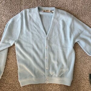 Vintage London Fog Baby Blue Cardigan
